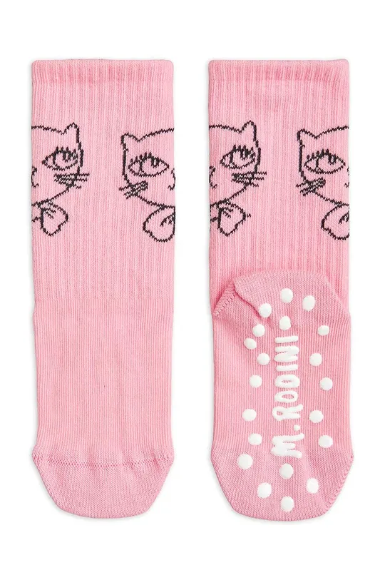 Παιδικές κάλτσες Mini Rodini Cathlethes ροζ