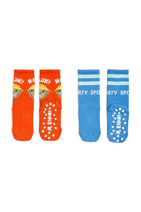 Дитячі шкарпетки Mini Rodini 2-pack барвистий