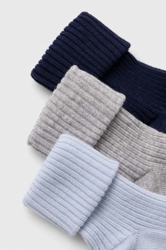 Шкарпетки для немовлят United Colors of Benetton 3-pack темно-синій