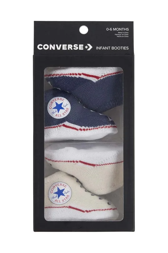 zelena Nogavice za dojenčka Converse 2-pack