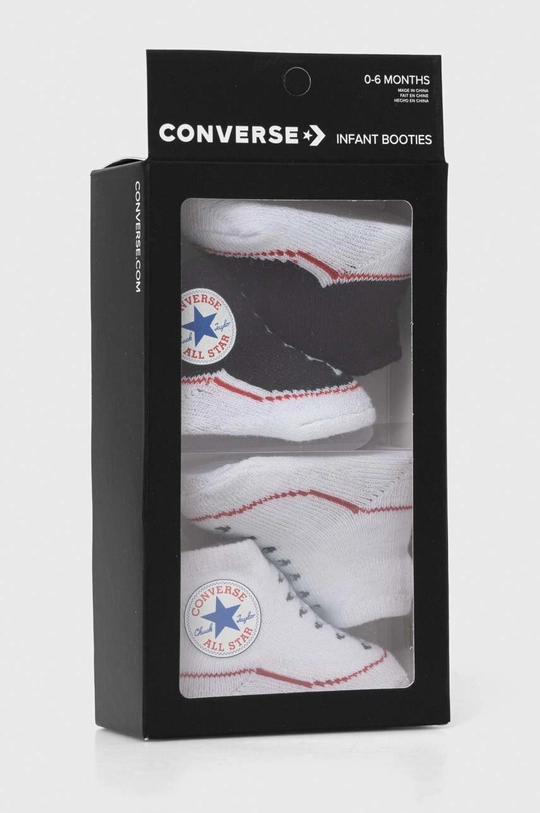 crna Čarapice za bebe Converse 2-pack