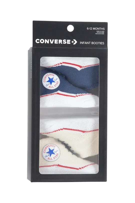 zielony Converse skarpetki niemowlęce 2-pack