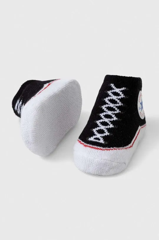 Ponožky pre bábätká Converse 2-pak čierna