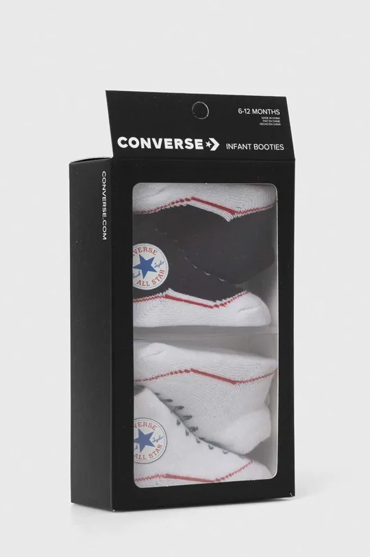 crna Čarapice za bebe Converse 2-pack