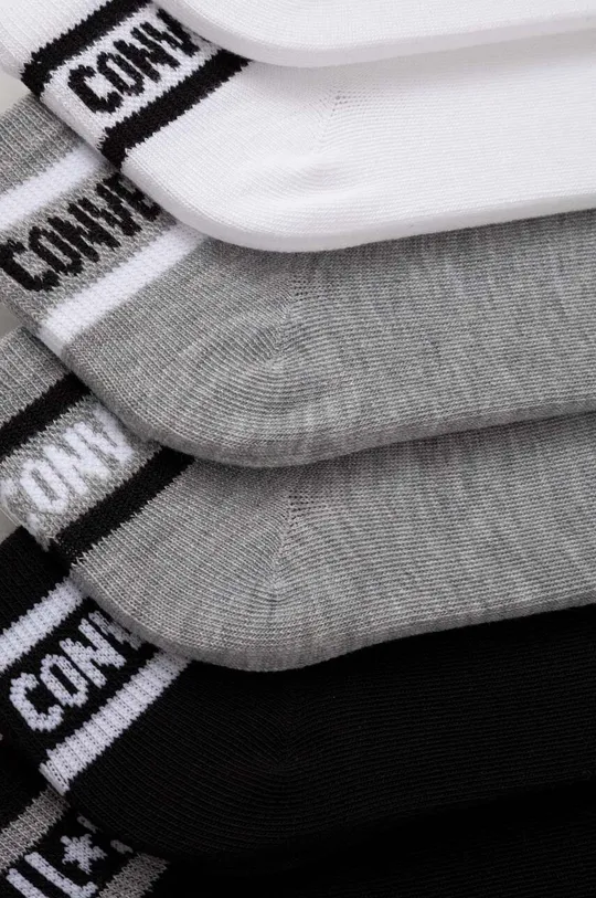 Dječje čarape Converse 6-pack siva