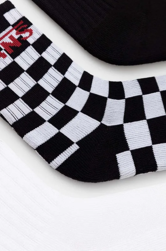 Detské ponožky Vans CLASSIC VANS CREW SOCK 3-pak čierna