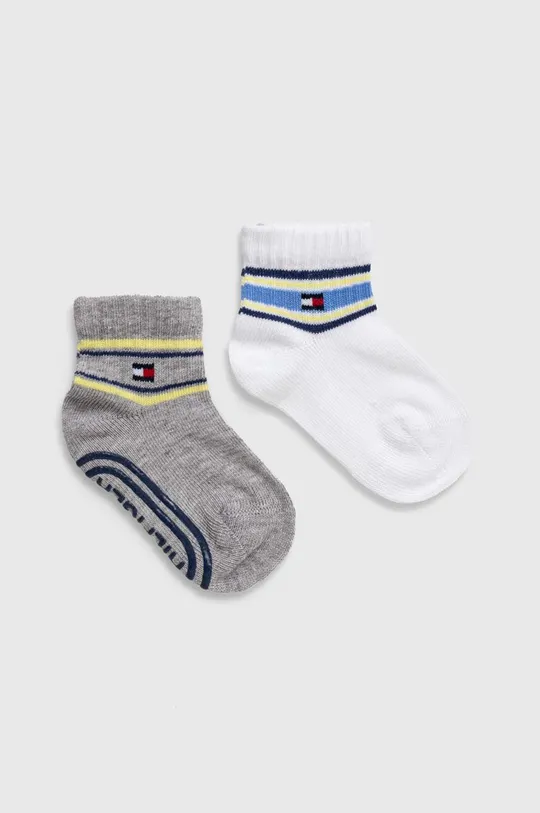 siva Dječje čarape Tommy Hilfiger 2-pack Dječji