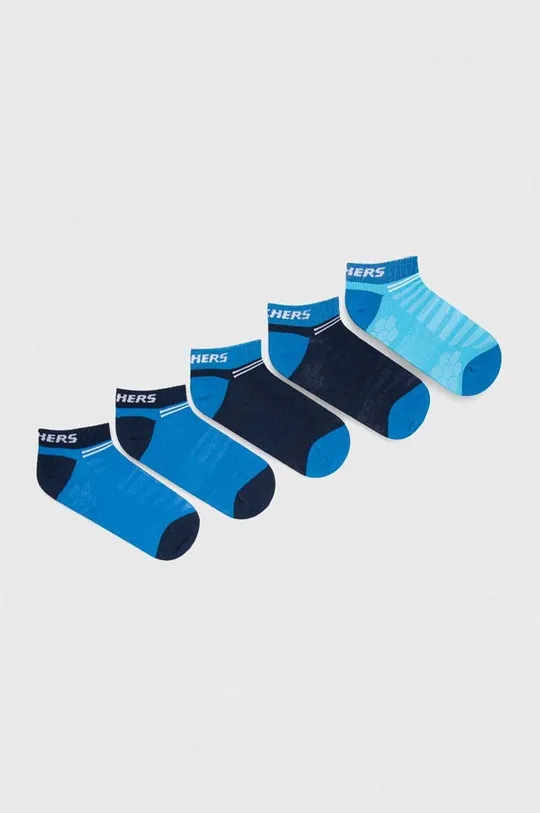 niebieski Skechers skarpetki dziecięce MESH VENTILATION 5-pack Dziecięcy