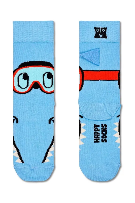 Детские носки Happy Socks Kids Shark Sock голубой