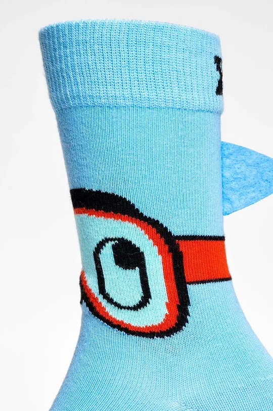 Detské ponožky Happy Socks Kids Shark Sock 86 % Bavlna, 12 % Polyamid, 2 % Elastan