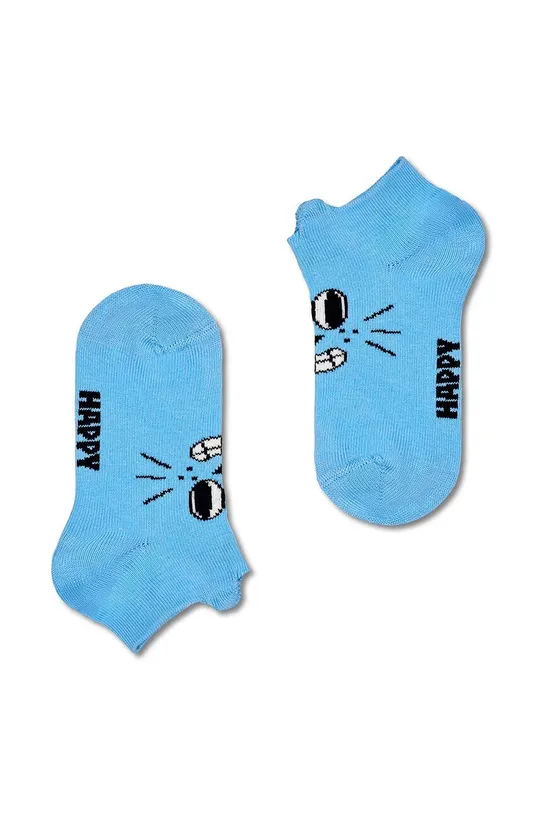 Παιδικές κάλτσες Happy Socks Kids Low Cat Socks 2-pack μπλε
