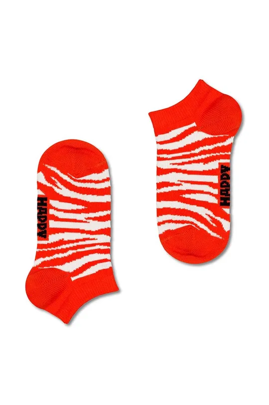 Happy Socks gyerek zokni Kids Low Cat Socks 2 pár 86% pamut, 12% poliamid, 2% elasztán