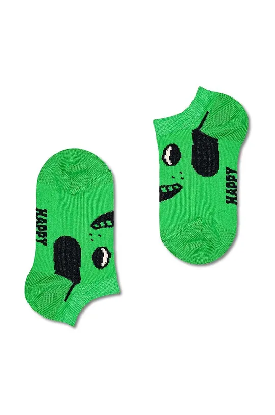 Παιδικές κάλτσες Happy Socks Kids Dog Low Socks 2-pack πράσινο