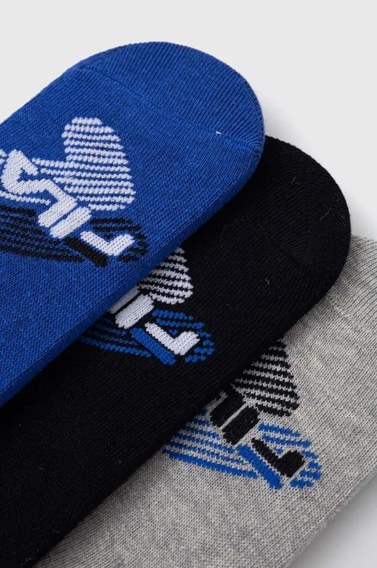 Detské ponožky Fila 3-pak modrá