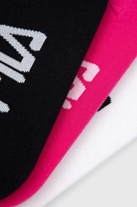 Дитячі шкарпетки Fila 3-pack рожевий
