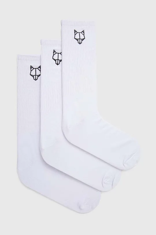 λευκό Κάλτσες Naked Wolfe 3-pack Ανδρικά