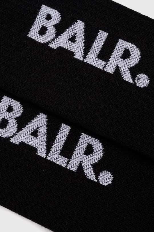 BALR. calzini pacco da 2 nero