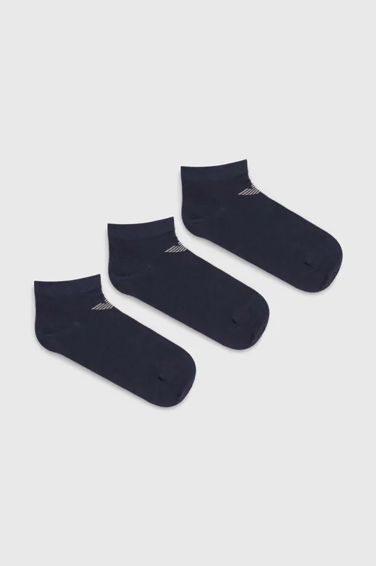 tmavomodrá Ponožky Emporio Armani Underwear 3-pak Pánsky