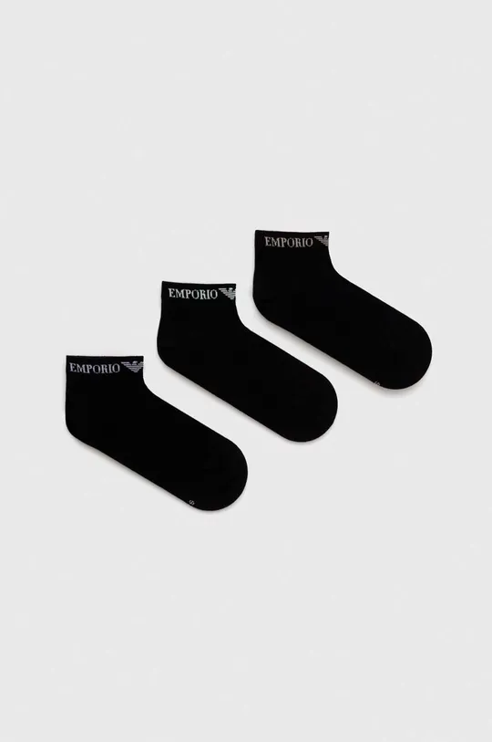 μαύρο Κάλτσες Emporio Armani Underwear 3-pack Ανδρικά