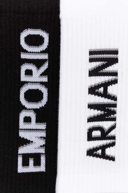 Κάλτσες Emporio Armani Underwear 2-pack λευκό