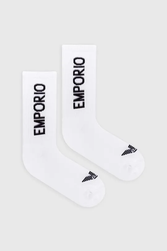 biela Ponožky Emporio Armani Underwear 2-pak Pánsky