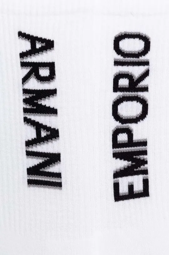 Ponožky Emporio Armani Underwear 2-pak biela