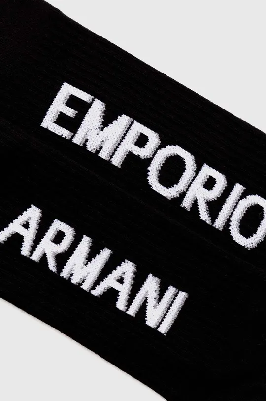 Čarape Emporio Armani Underwear 2-pack crna