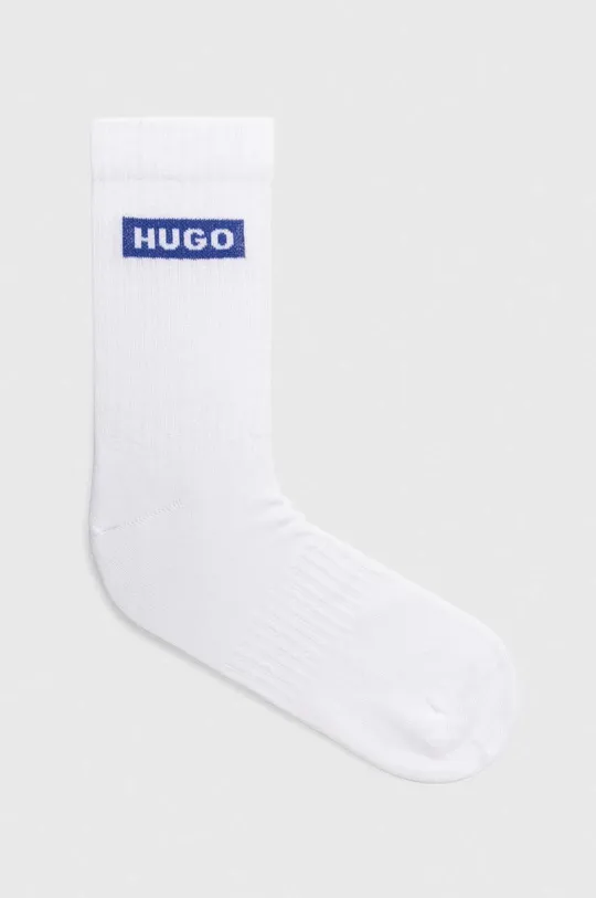 bela Nogavice Hugo Blue 3-pack Moški