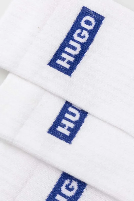 Ponožky Hugo Blue 3-pak biela
