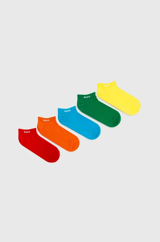 multicolore BOSS calzini pacco da 5 Uomo