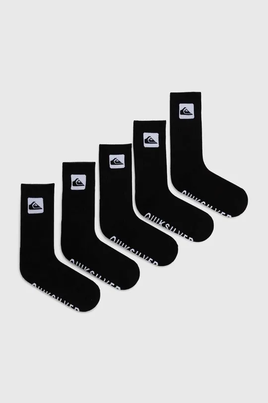 μαύρο Κάλτσες Quiksilver 5-pack Ανδρικά