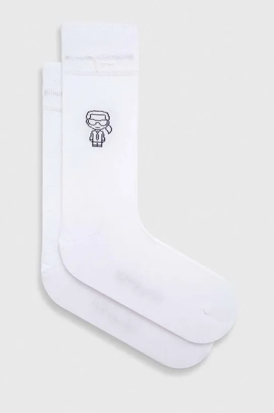 fehér Karl Lagerfeld zokni Férfi