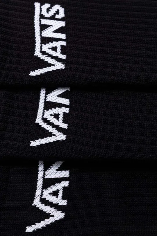 Čarape Vans 3-pack crna