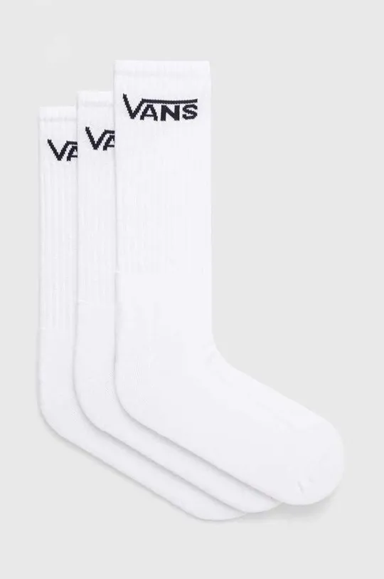 biały Vans skarpetki 3-pack Męski