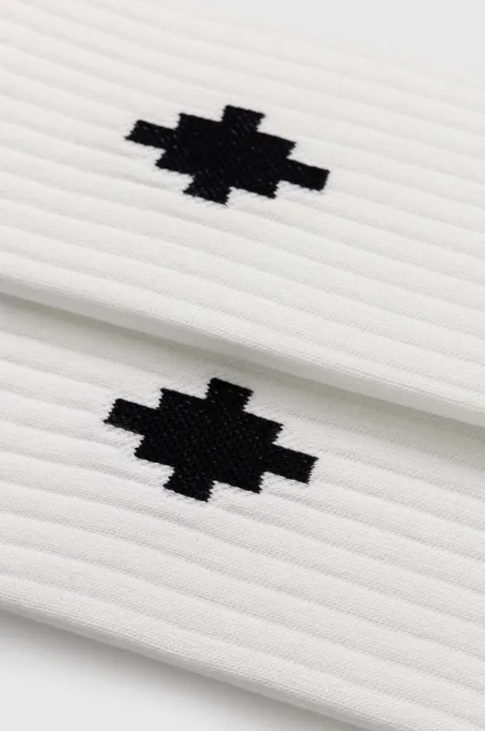 Čarape Marcelo Burlon Cross Sideway Short bijela