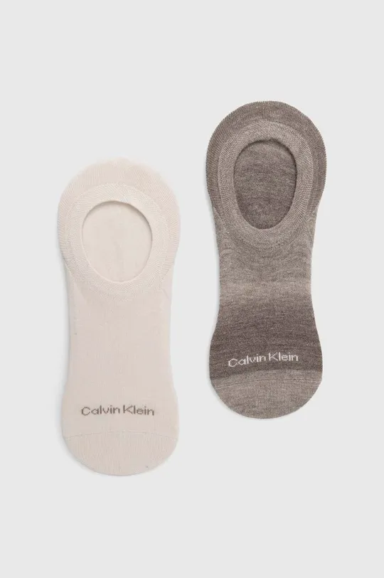 μπεζ Κάλτσες Calvin Klein 2-pack Ανδρικά