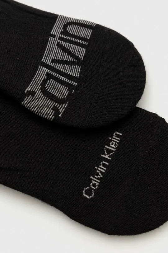 Nogavice Calvin Klein 2-pack črna