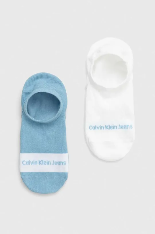 μπλε Κάλτσες Calvin Klein Jeans 2-pack Ανδρικά