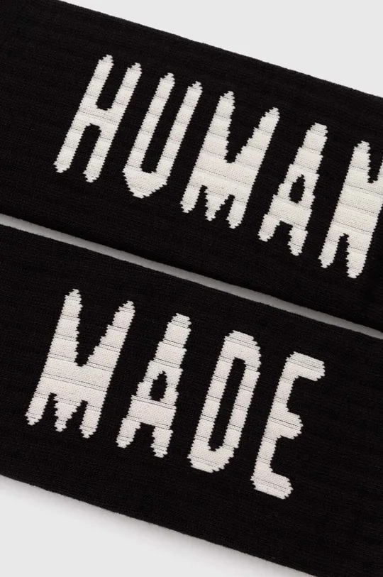 Human Made sosete Hm Logo Socks negru