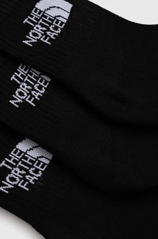 Κάλτσες The North Face 3-pack μαύρο