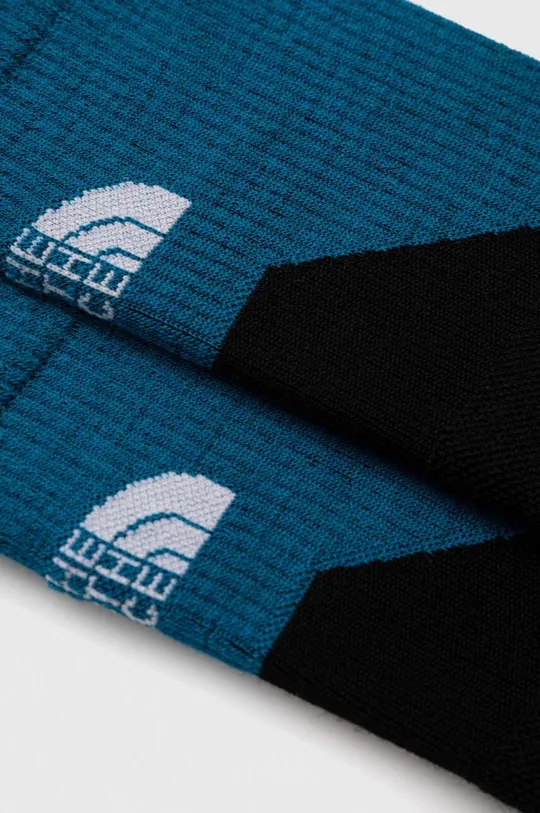 Ponožky s prímesou vlny The North Face modrá