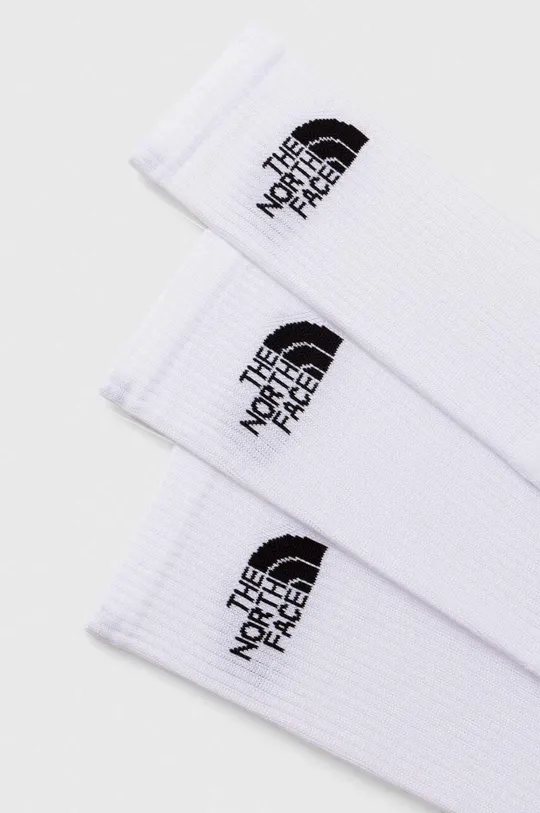 Čarape The North Face 3-pack bijela