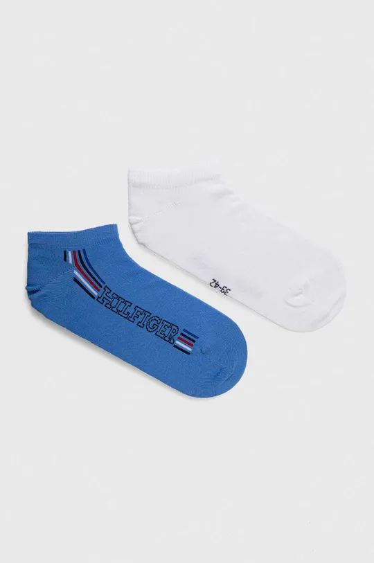 niebieski Tommy Hilfiger skarpetki 2-pack Męski