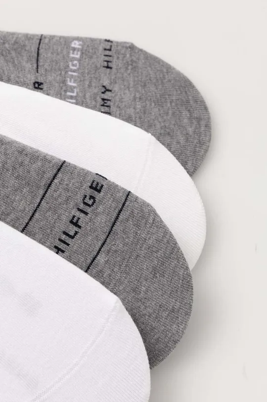 Ponožky Tommy Hilfiger 4-pak sivá