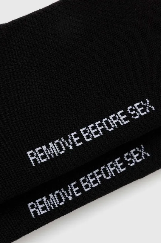 032C calzini Remove Before Sex Socks nero