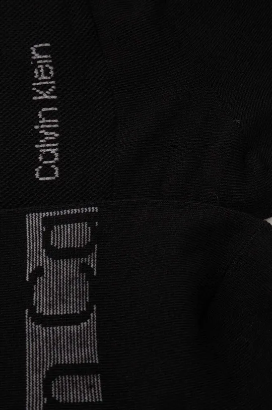 Ponožky Calvin Klein 4-pak čierna