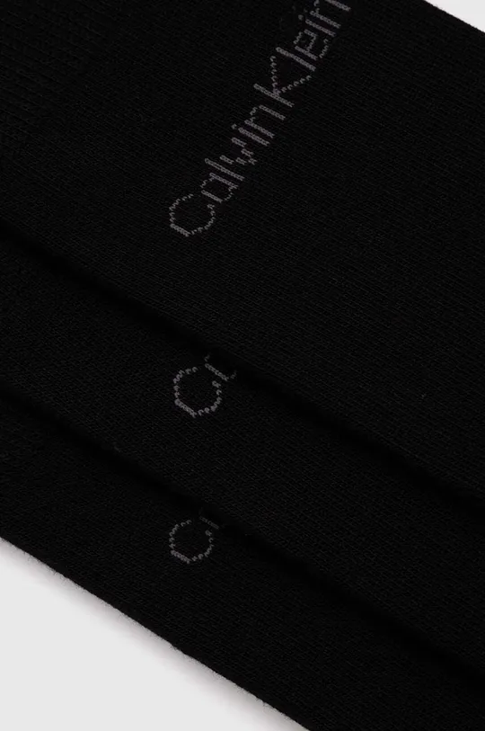 Čarape Calvin Klein 3-pack crna