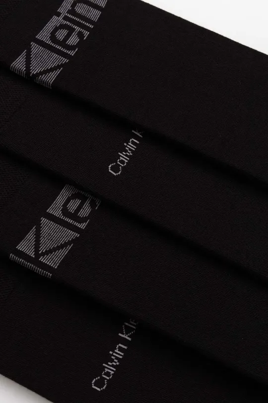 Nogavice Calvin Klein 4-pack črna