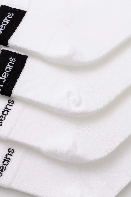 Ponožky Calvin Klein Jeans 4-pak biela