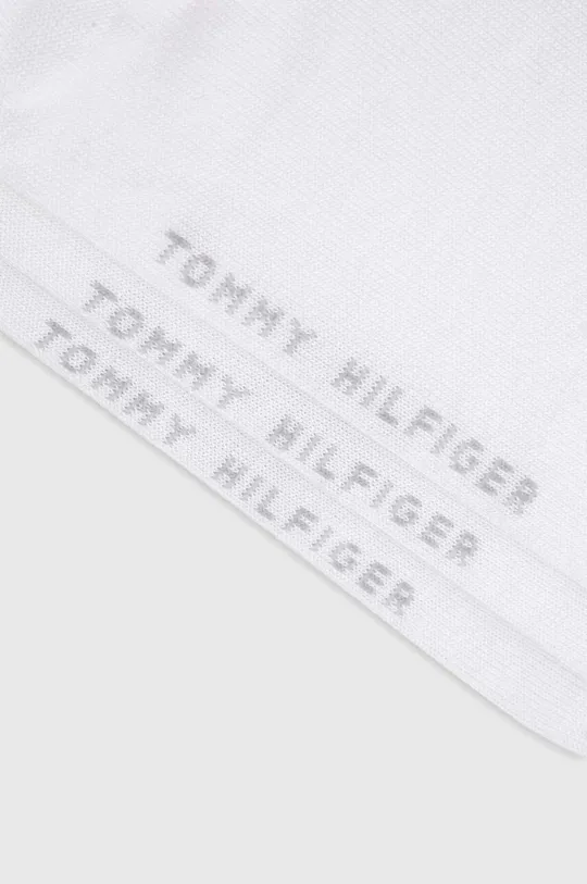 Nogavice Tommy Hilfiger 3-pack bela
